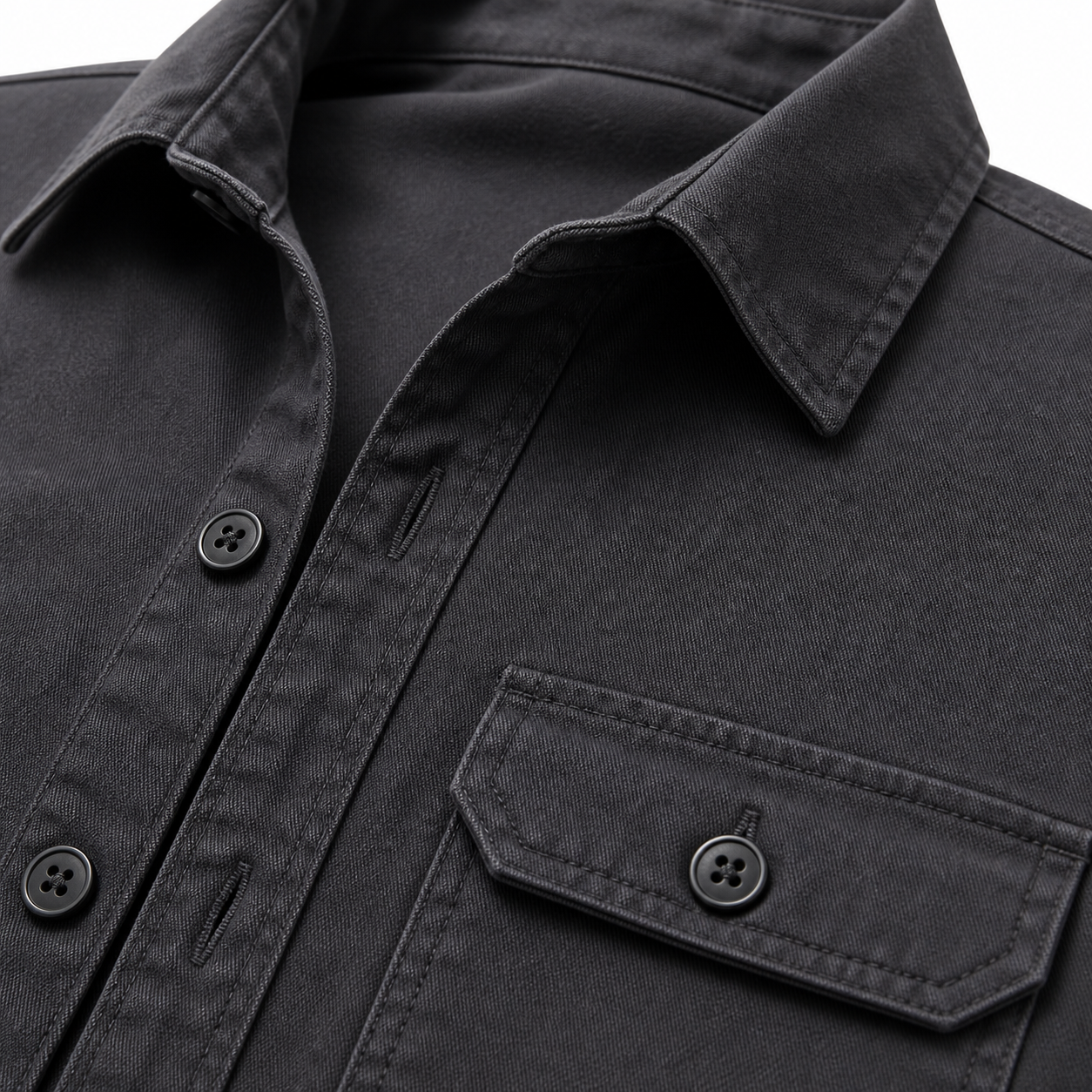 UrbanFlex Men's Premium Cotton Overshirt - Image 2