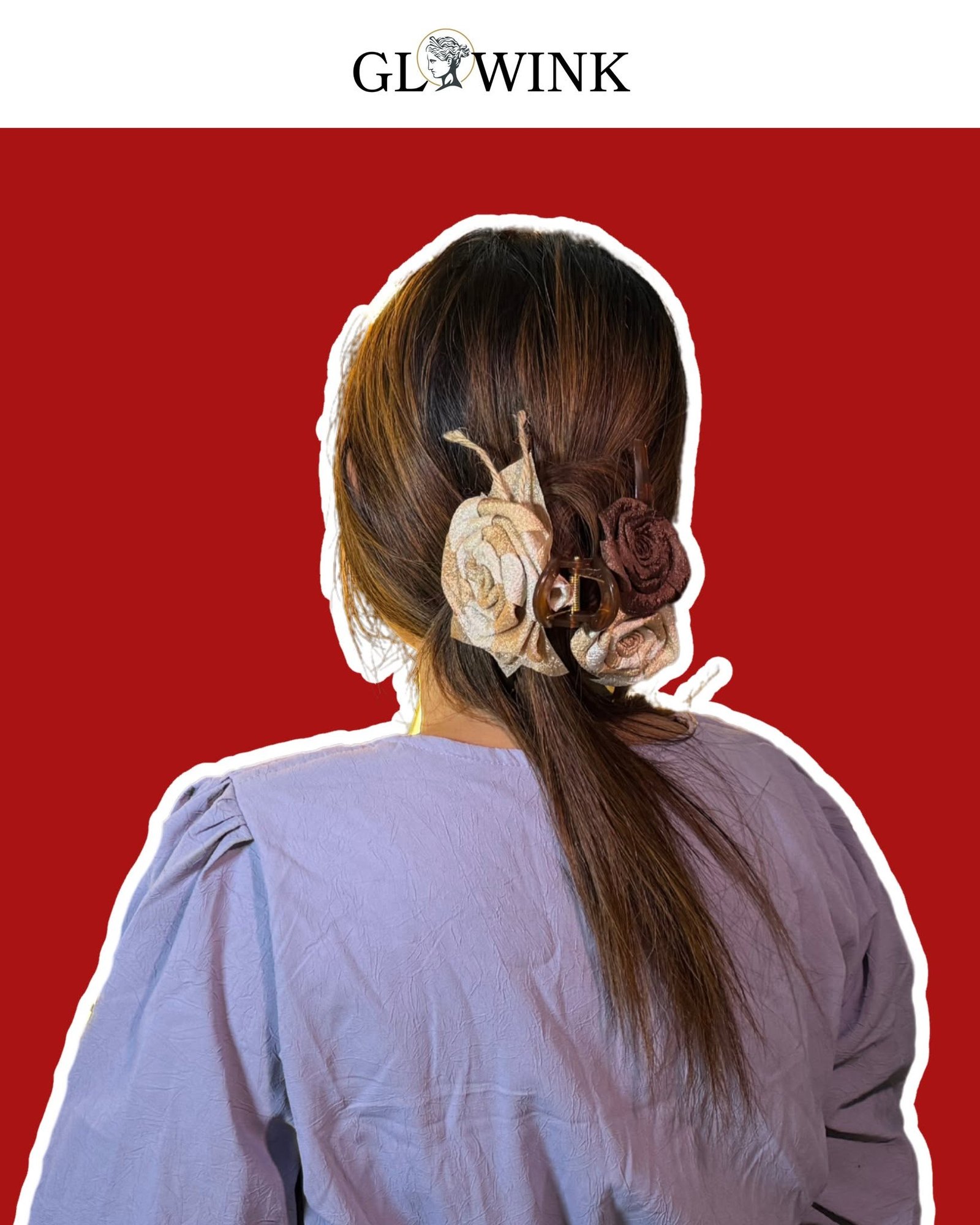 CSChome 3D Rose Flower Hair Claw
