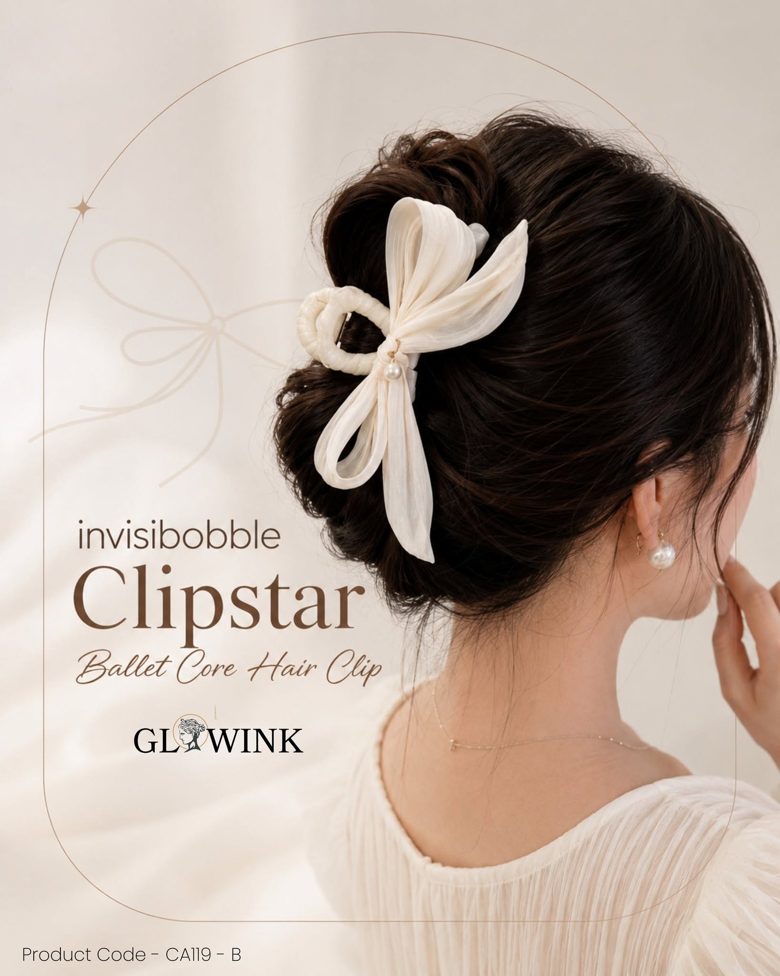 Invisibobble Clipstar Ballet Core Hair Clip