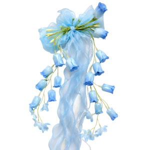 Fairy Bow Hair Clip (Blue)