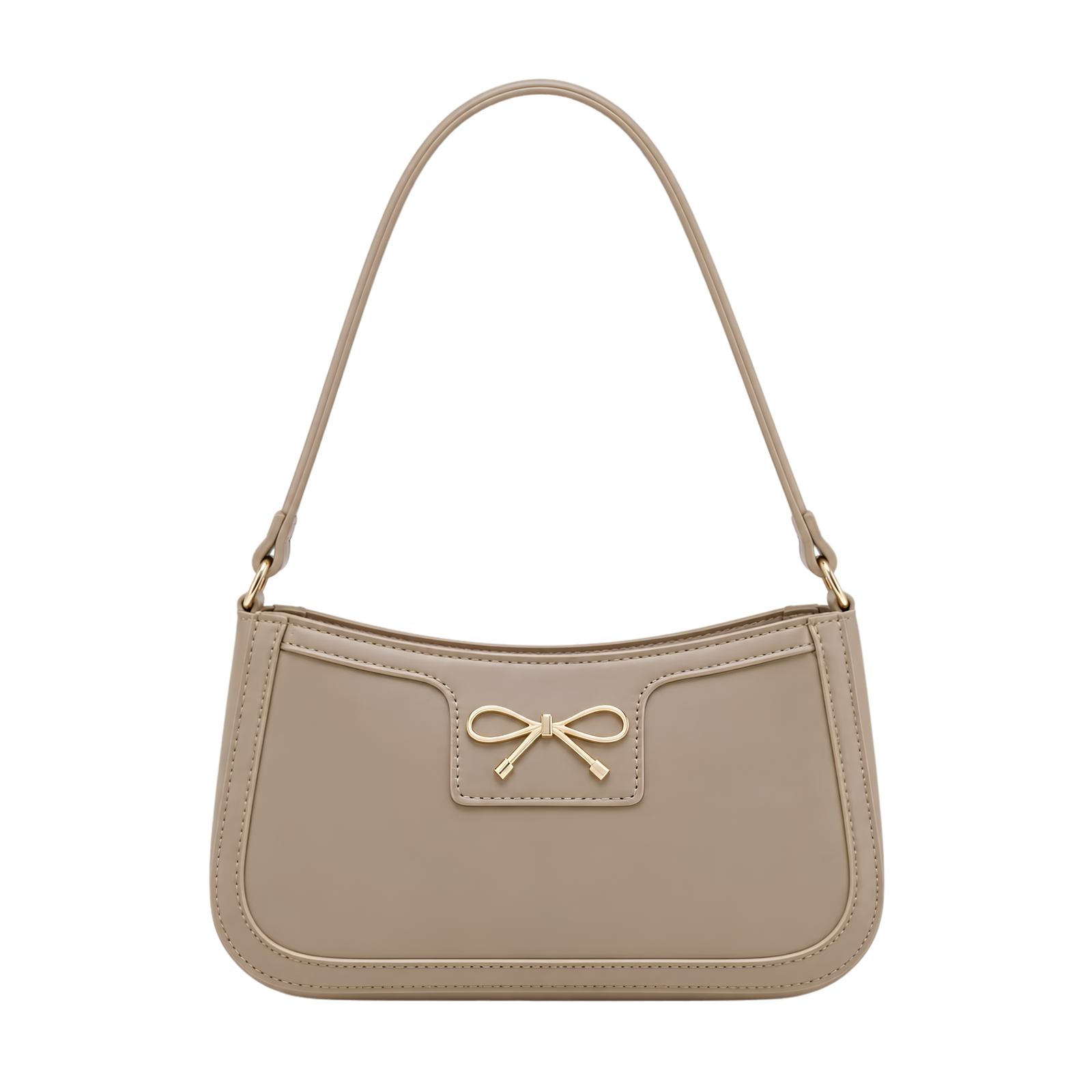 bow bag beige