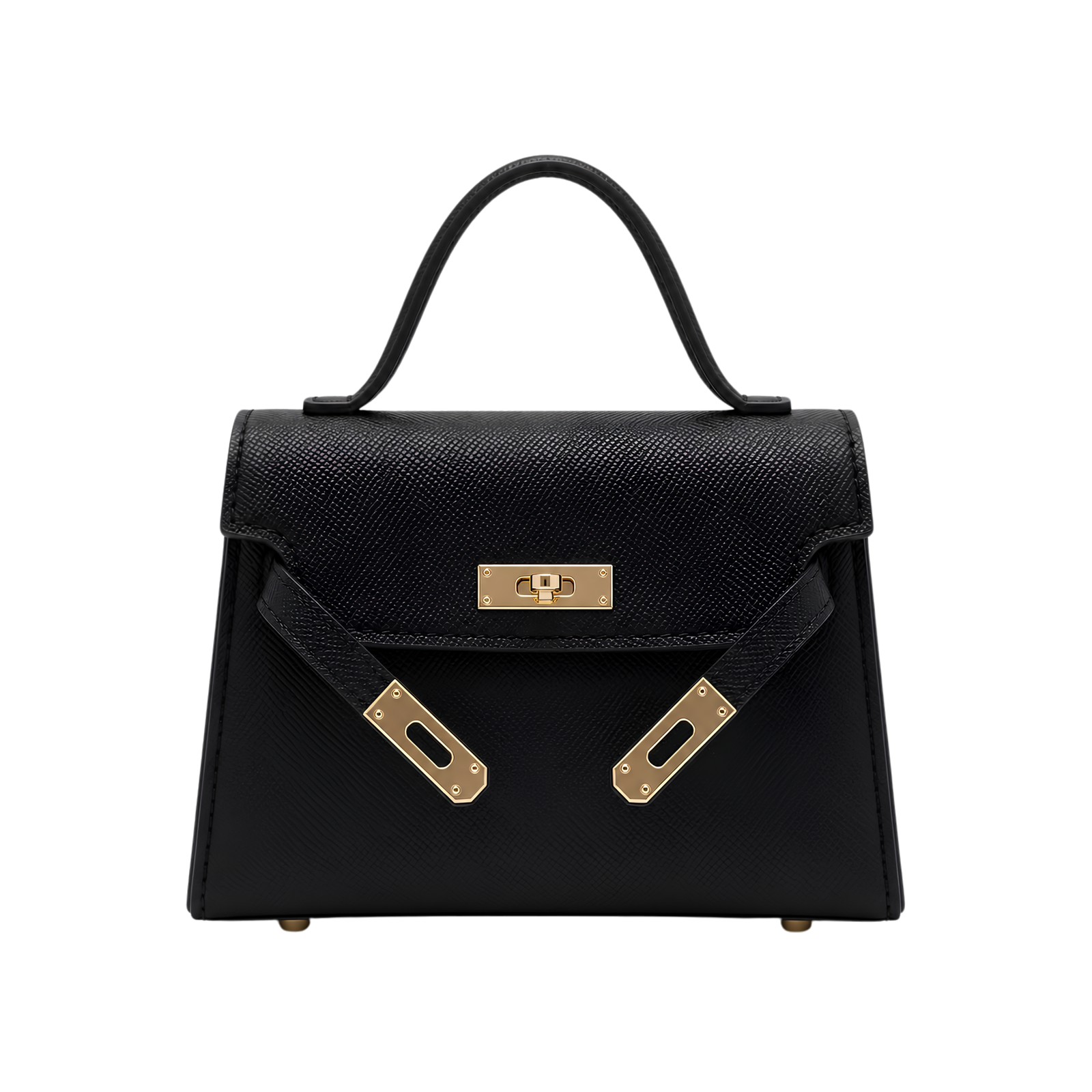Fashion Mini Handbag / Crossbody Bag (Black)