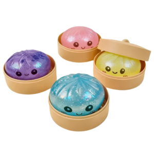 Stress-Relief Steamed Bun Squishy Toy