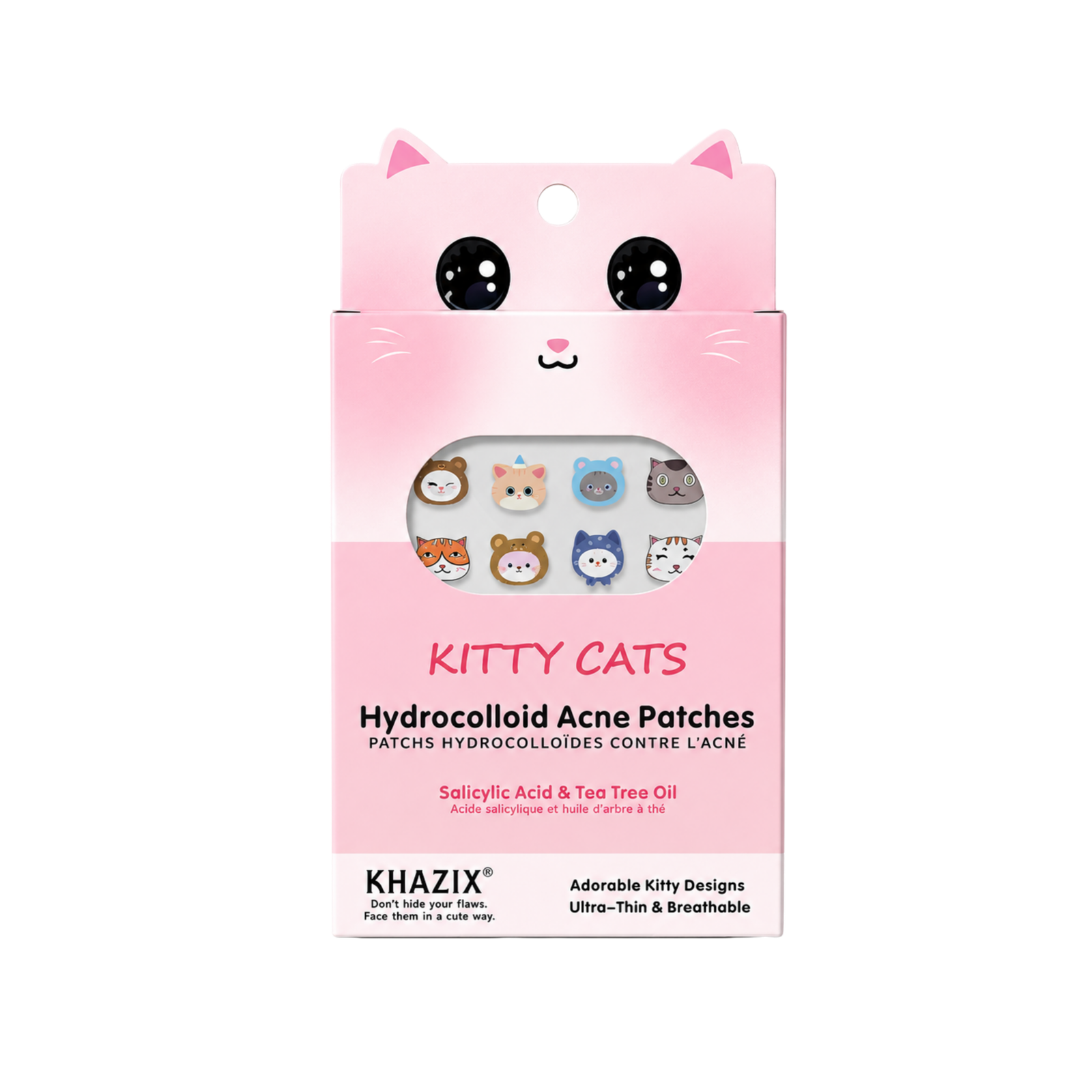 KITTY CATS Hydrocolloid Acne Patches PATCHS HYDROCOLLOIDES CONTRE L'ACNE