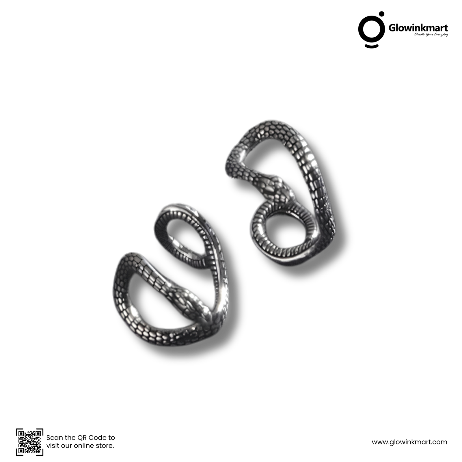 Vintage Snake Ear Clip – Non-Pierced Post
