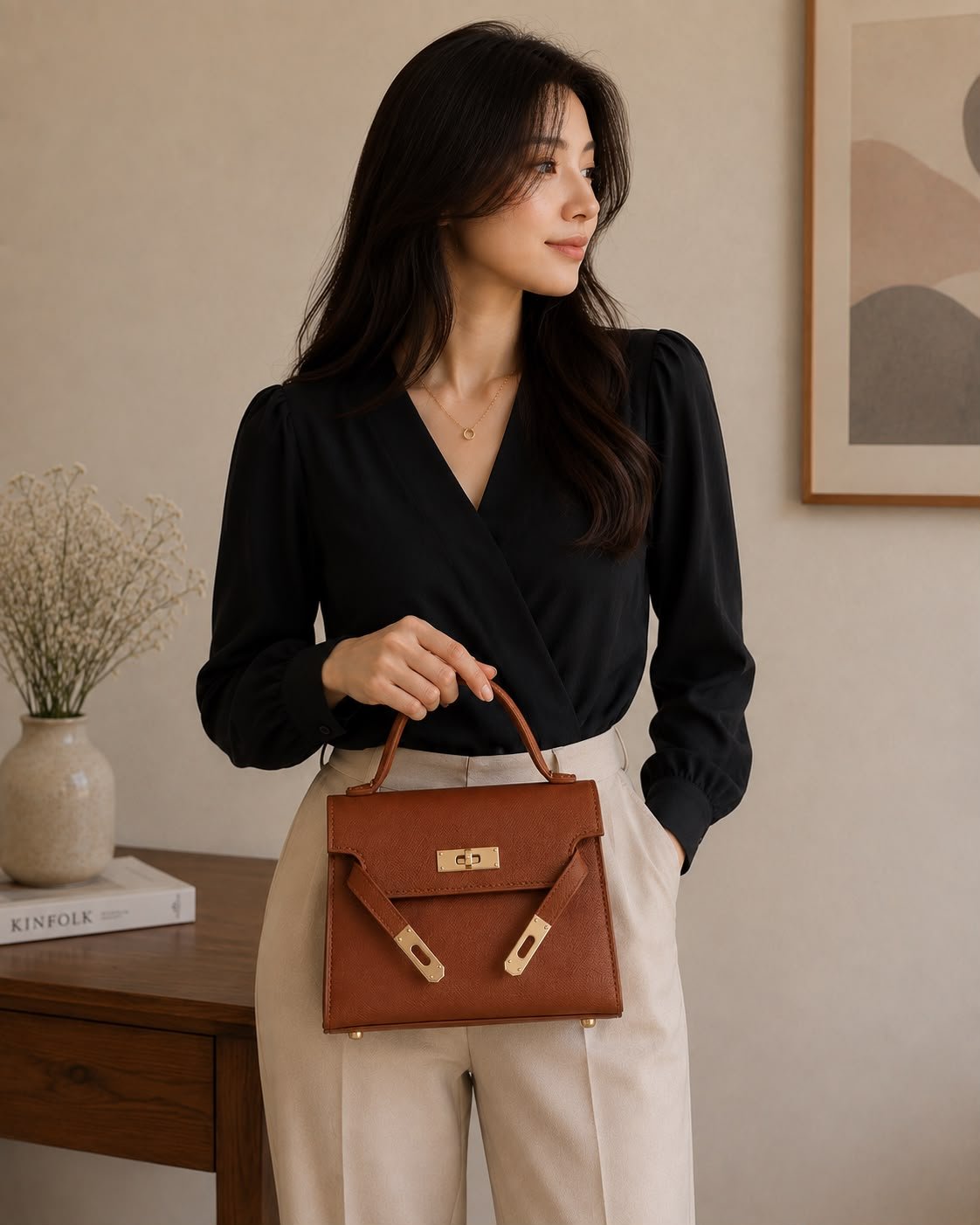 Fashion Mini Handbag / Crossbody Bag (Brown) A